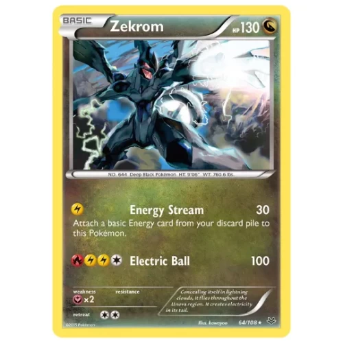 Zekrom - Roaring Skies Holofoil